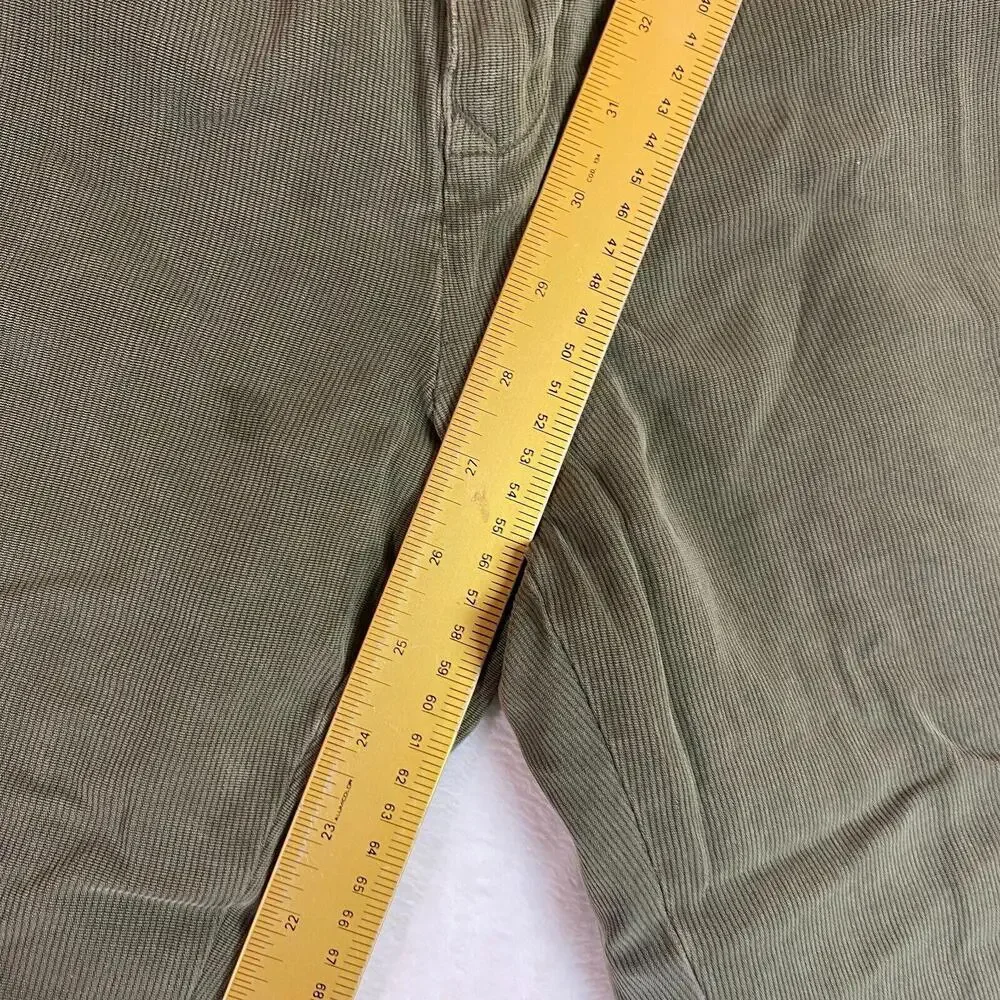 Tommy Bahama Pants Mens 40 x 30 Green‎ Corduroy Adult Silk Blend